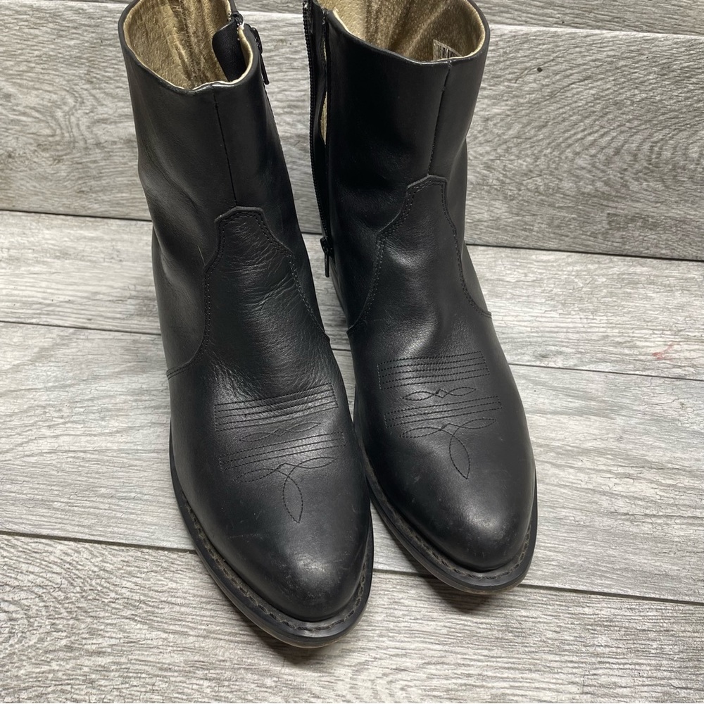 Durango Mens Leather Side Zip Western Boot Size 10.5 D